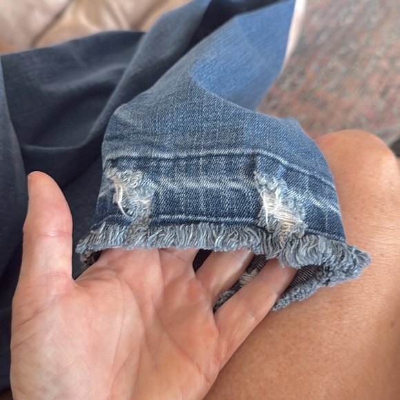 NWT High Rise Super Skinny Jeans in Distressed Wash with Raw Hem Size 5/26 - Picture 8 of 8